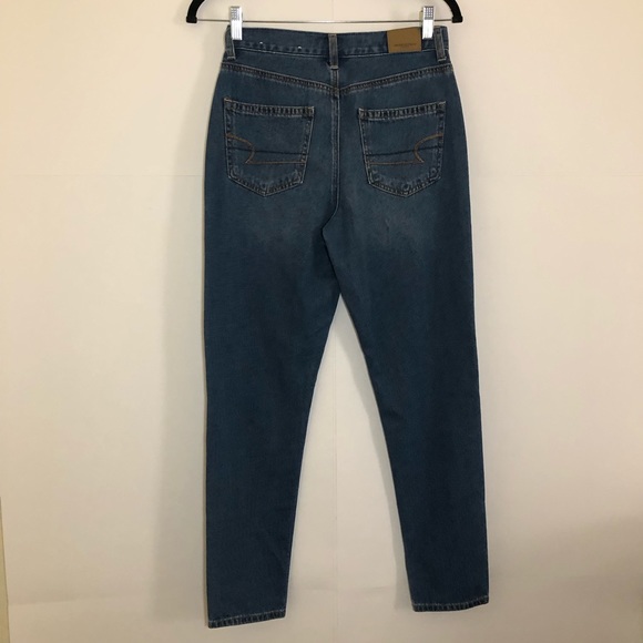 American Eagle MOM High Rise Jeans Size 0 - Picture 3 of 8
